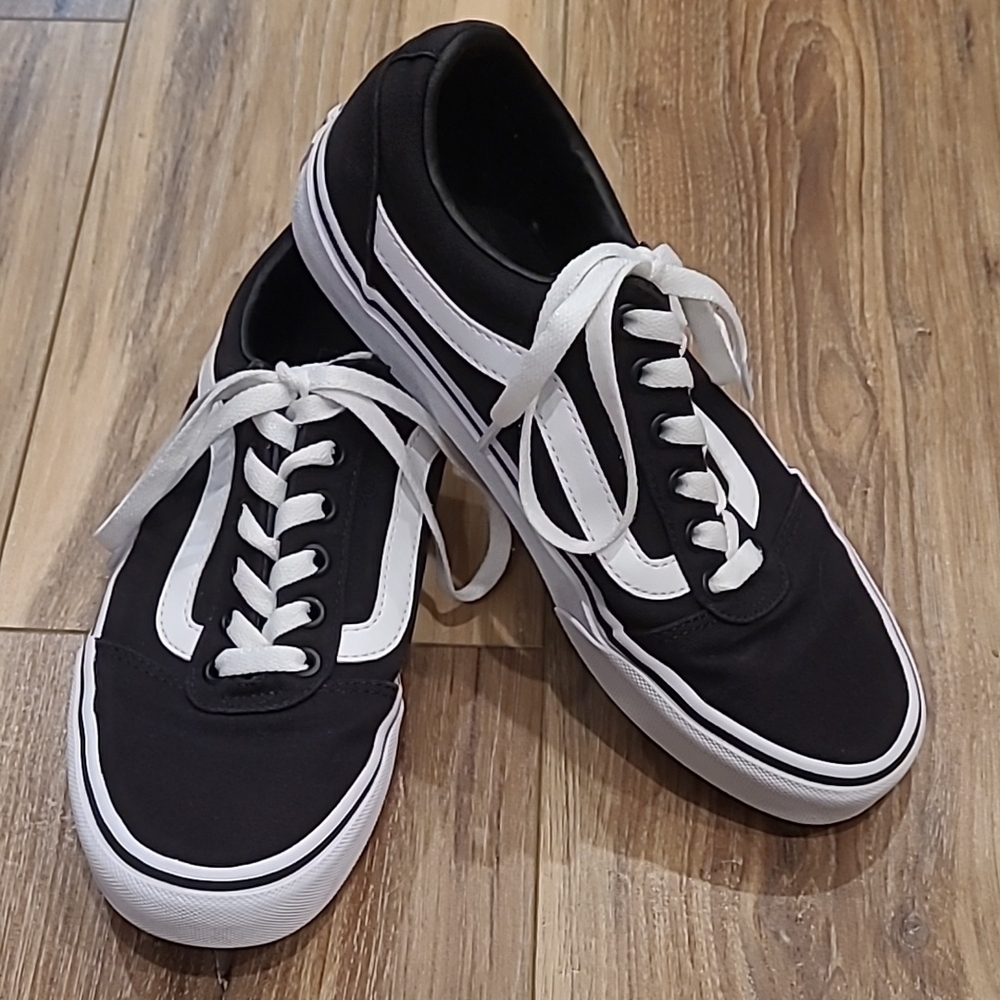 Vans Black and White Sneakers